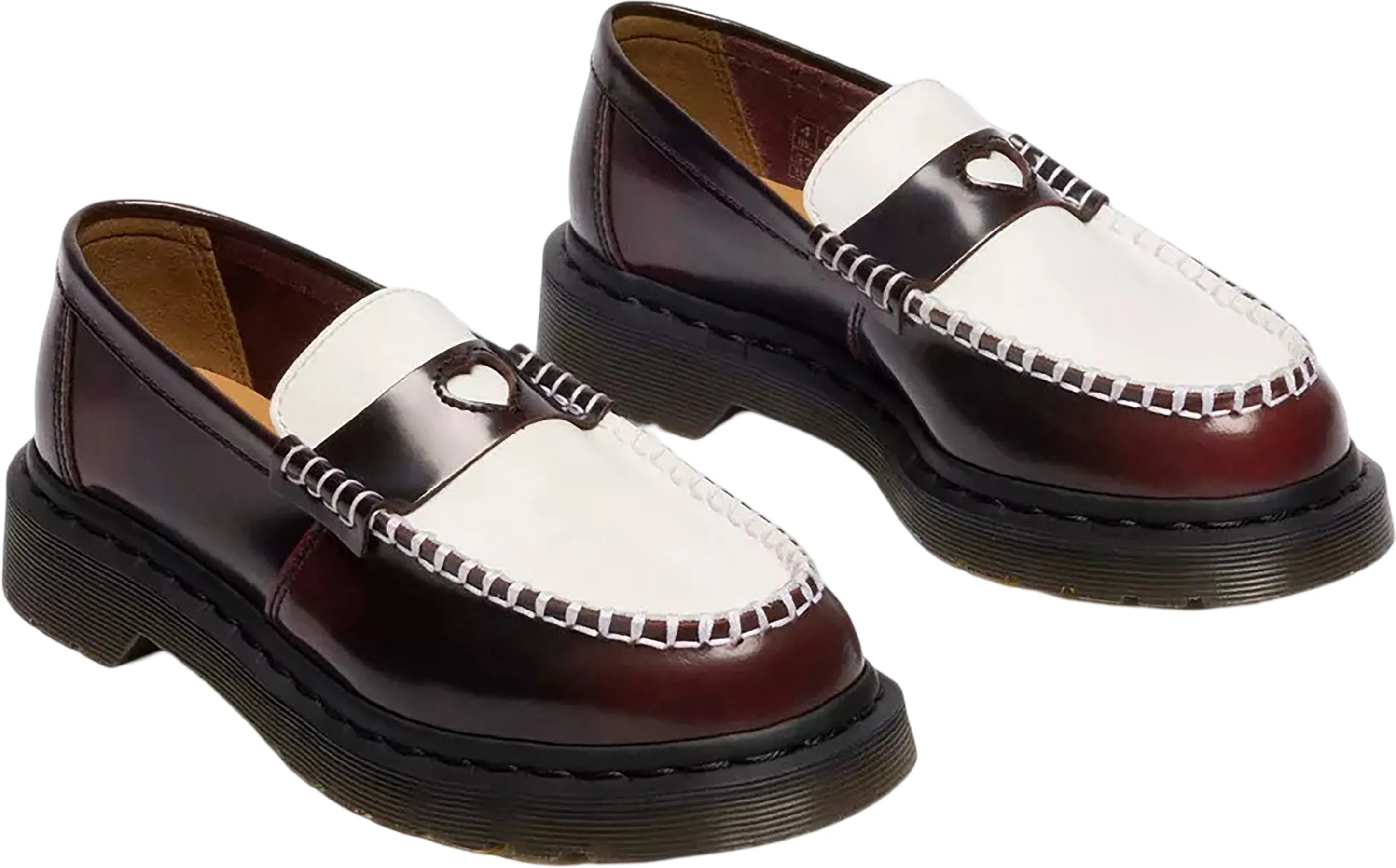 Penton Heart Two-Tone Rub-Off Leather Loafers - Women's|-|Mocassins en cuir bicolore à effet délavé Penton Heart - Femme sold by Altitude Sports product image thumbnail 2