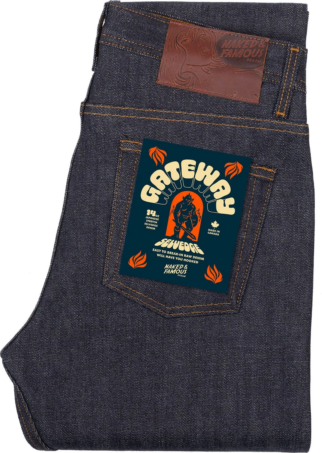 Weird Guy Jeans - Gateway Selvedge - Men's|-|Jean Weird Guy - Gateway Selvedge - Homme sold by Altitude Sports product image thumbnail 4