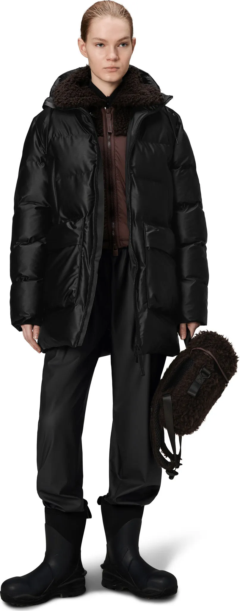 Alta Long Puffer Cargo Jacket - Unisex|-|Manteau long matelassé cargo Alta - Unisexe sold by Altitude Sports product image thumbnail 4