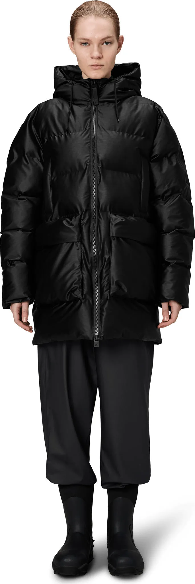 Alta Long Puffer Cargo Jacket - Unisex|-|Manteau long matelassé cargo Alta - Unisexe sold by Altitude Sports