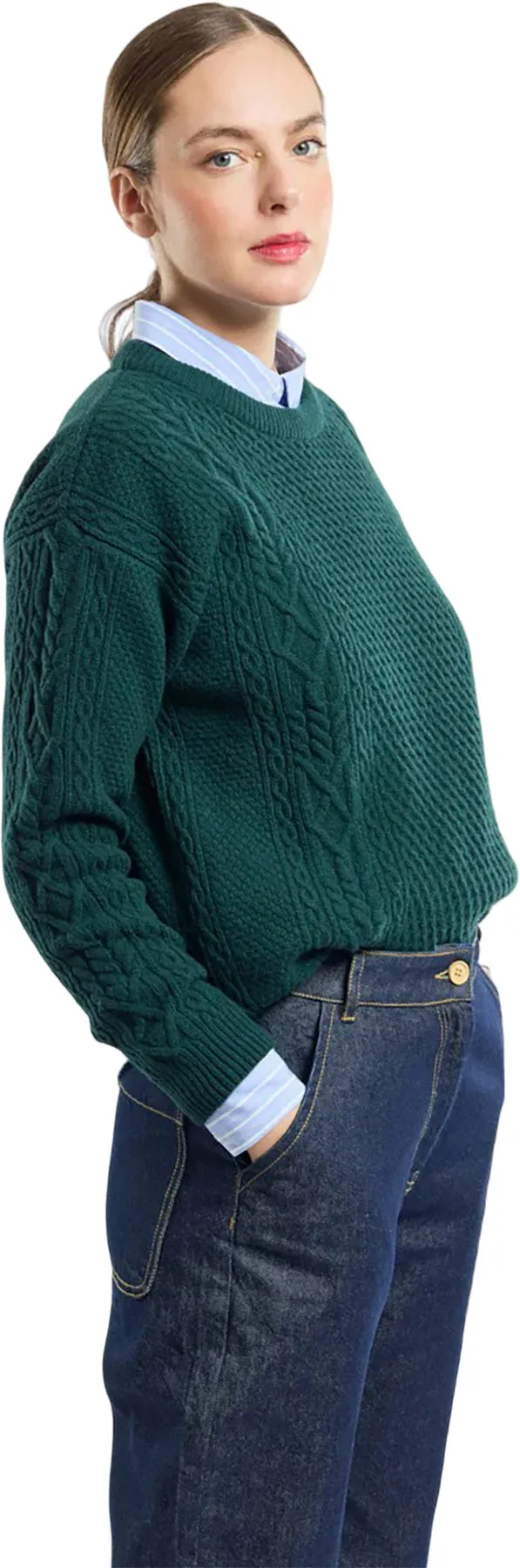 Cable-Knit Wool Jumper - Women's|-|Chandail en laine à torsades - Femme sold by Altitude Sports product image thumbnail 2