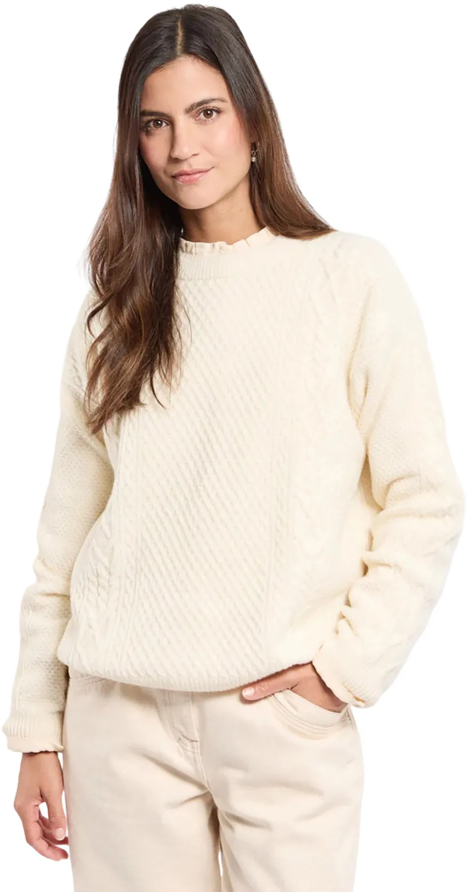 Cable-Knit Wool Jumper - Women's|-|Chandail en laine à torsades - Femme sold by Altitude Sports product image thumbnail 5