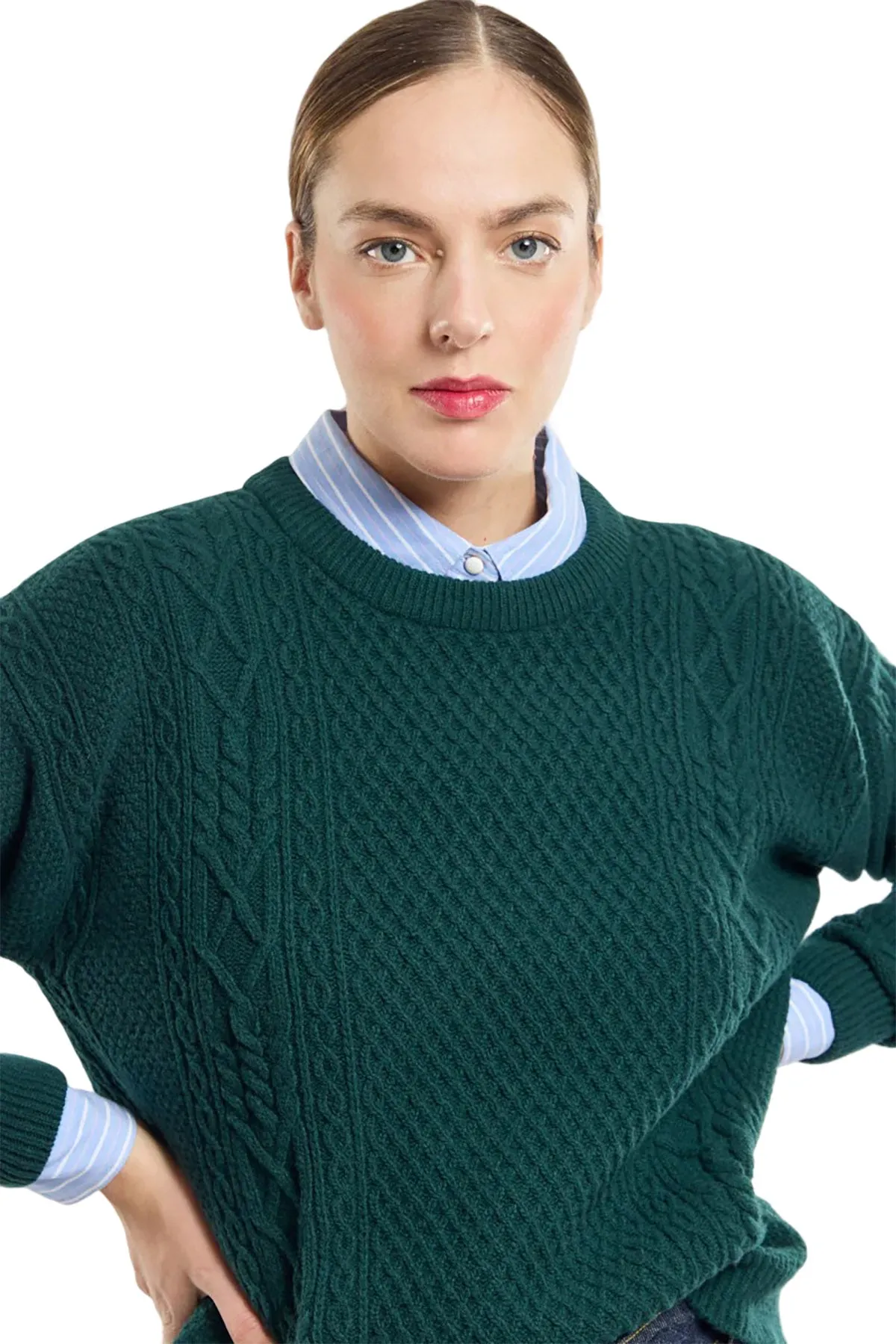 Cable-Knit Wool Jumper - Women's|-|Chandail en laine à torsades - Femme sold by Altitude Sports product image thumbnail 4
