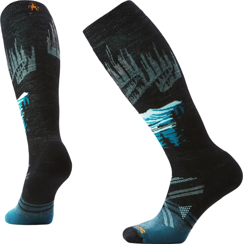Ski Full Cushion Alpine Auroras Over The Calf Socks - Women's|-|Chaussettes de ski à coussin complet sous-genou Alpine Auroras - Femme sold by Altitude Sports