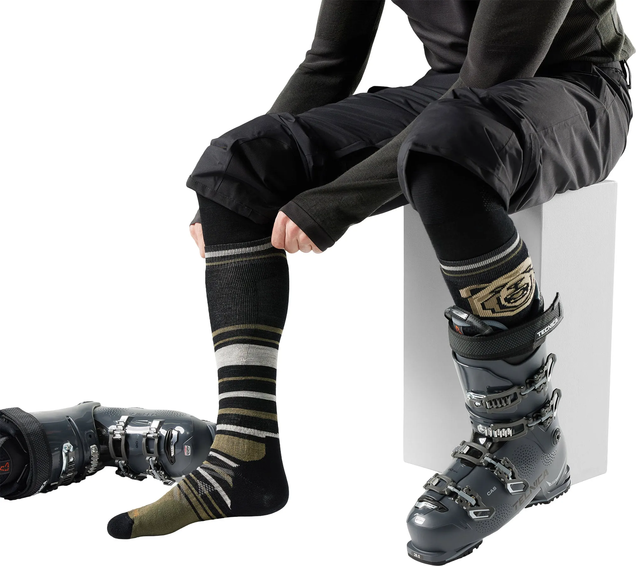 Ski Growling Grizzly Full Cushion Over The Calf Socks - Men's|-|Chaussettes de ski à coussin complet sous-genou Growling Grizzly - Homme sold by Altitude Sports product image thumbnail 2