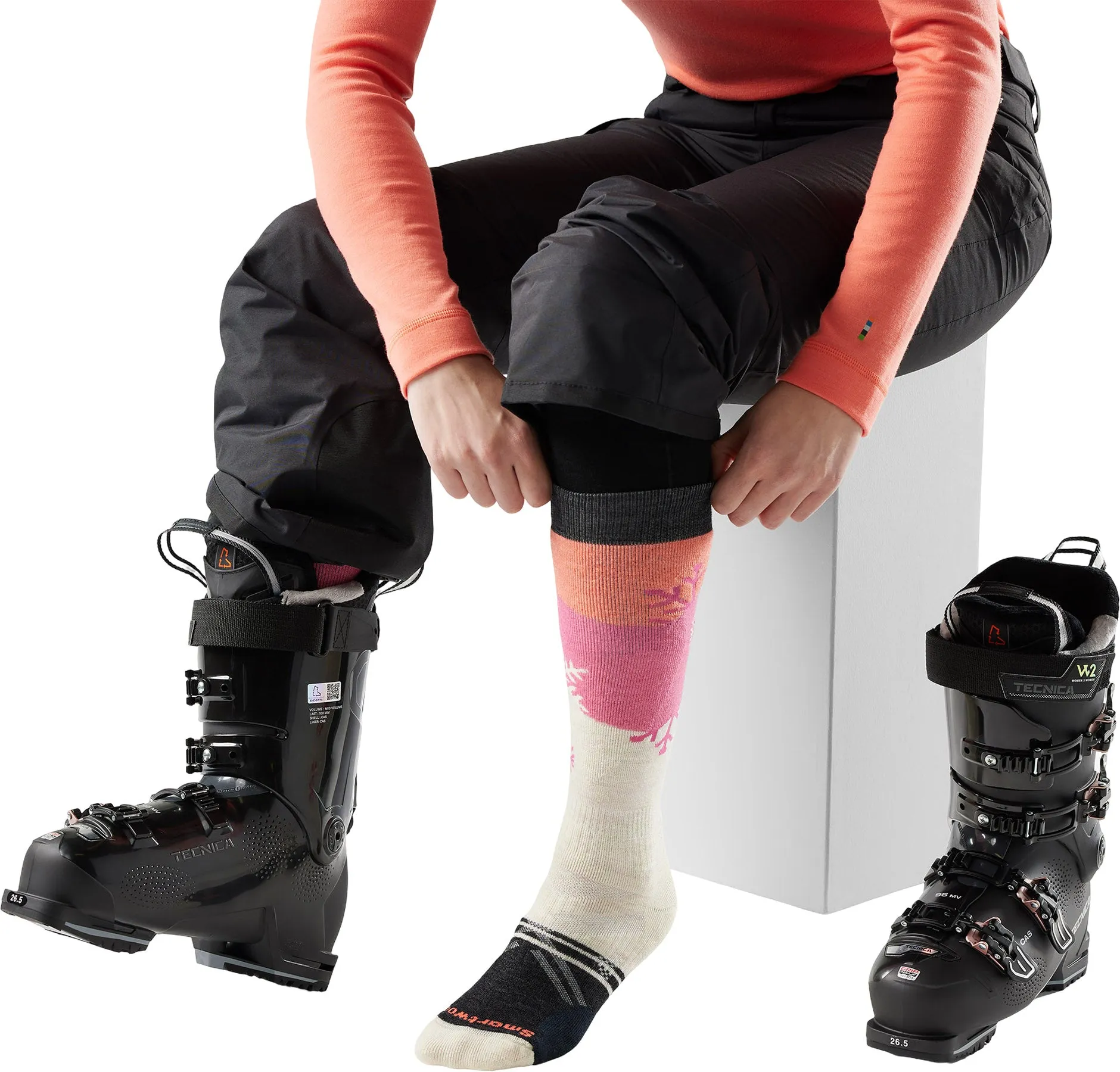 Ski Snowpocalypse Pattern OTC Socks - Women's|-|Chaussettes de ski haute Snowpocalypse - Femme sold by Altitude Sports product image thumbnail 4