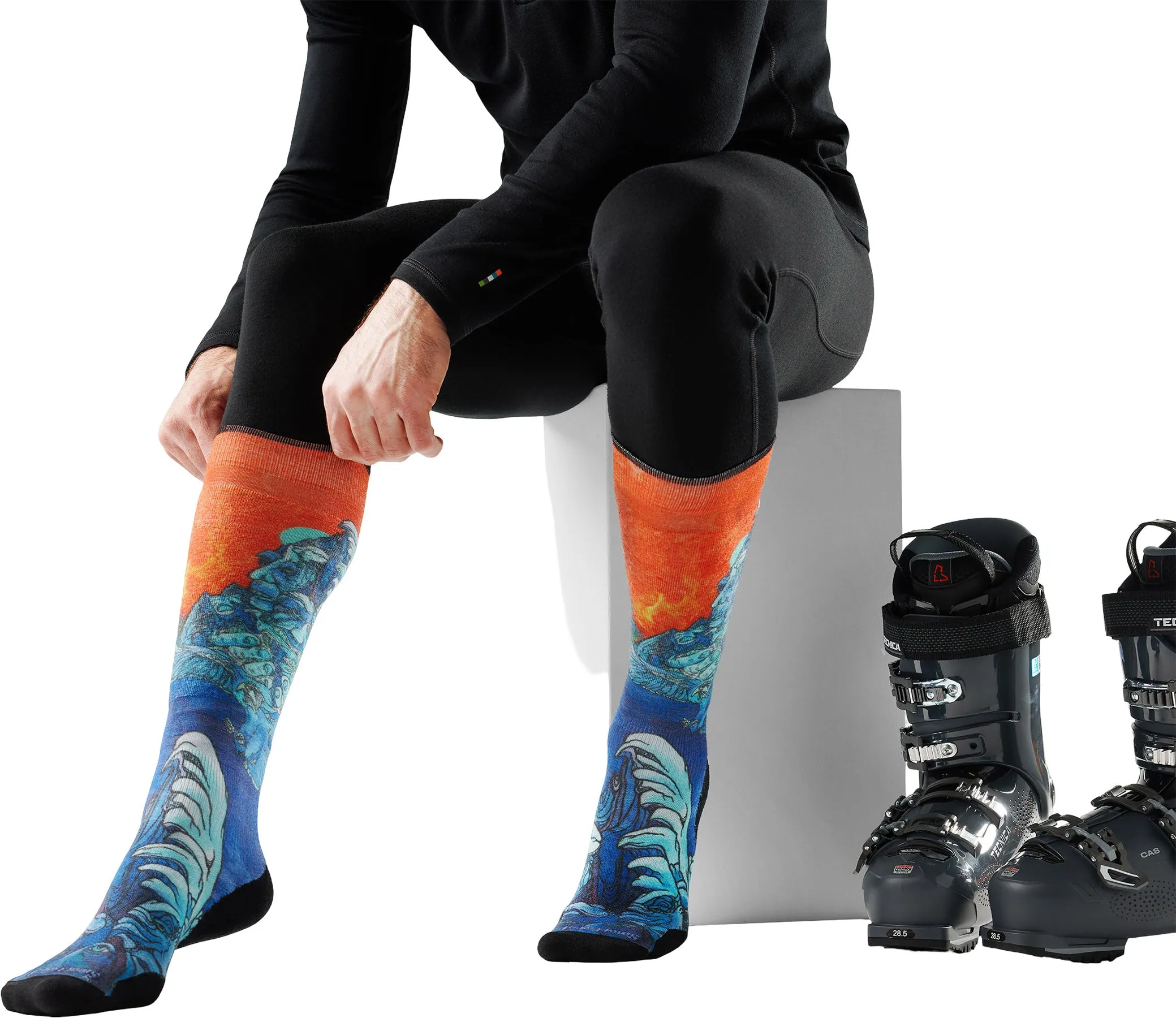 Ski Winter Haze Print Over The Calf Socks - Men's|-|Chaussettes de ski sous-genou à imprimé Winter Haze - Homme sold by Altitude Sports product image thumbnail 2
