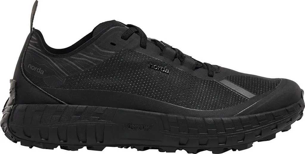 001 Stealth Black Seamless Trail Running Shoes - Men's|-|Souliers de course sur sentier sans couture 001 Stealth Black - Homme sold by Altitude Sports