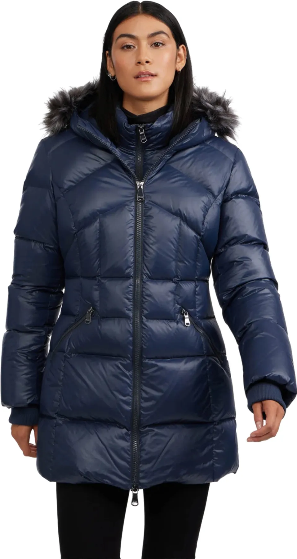 Ares Fixed Hood Puffer Jacket with Fixed Bib - Women's|-|Manteau matelassé à capuchon fixe avec plastron fixe Ares - Femme sold by Altitude Sports product image thumbnail 5
