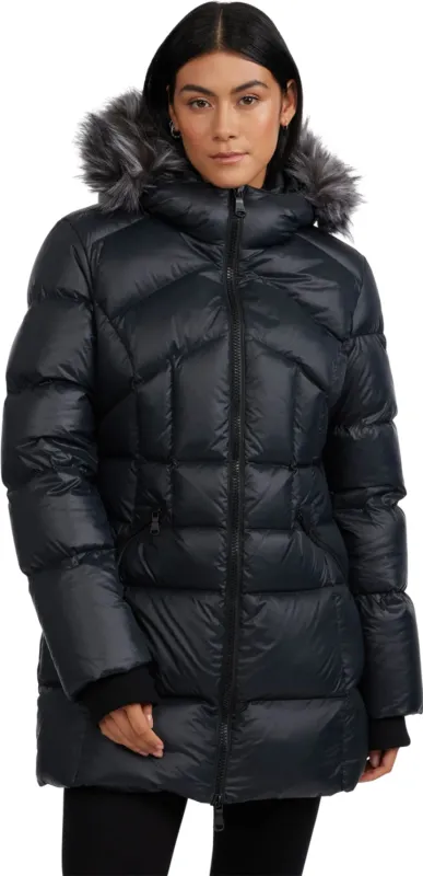 Ares Puffer Jacket with Faux Fur Trim - Women's|-|Manteau matelassé avec bordure en fausse fourrure Ares - Femme sold by Altitude Sports