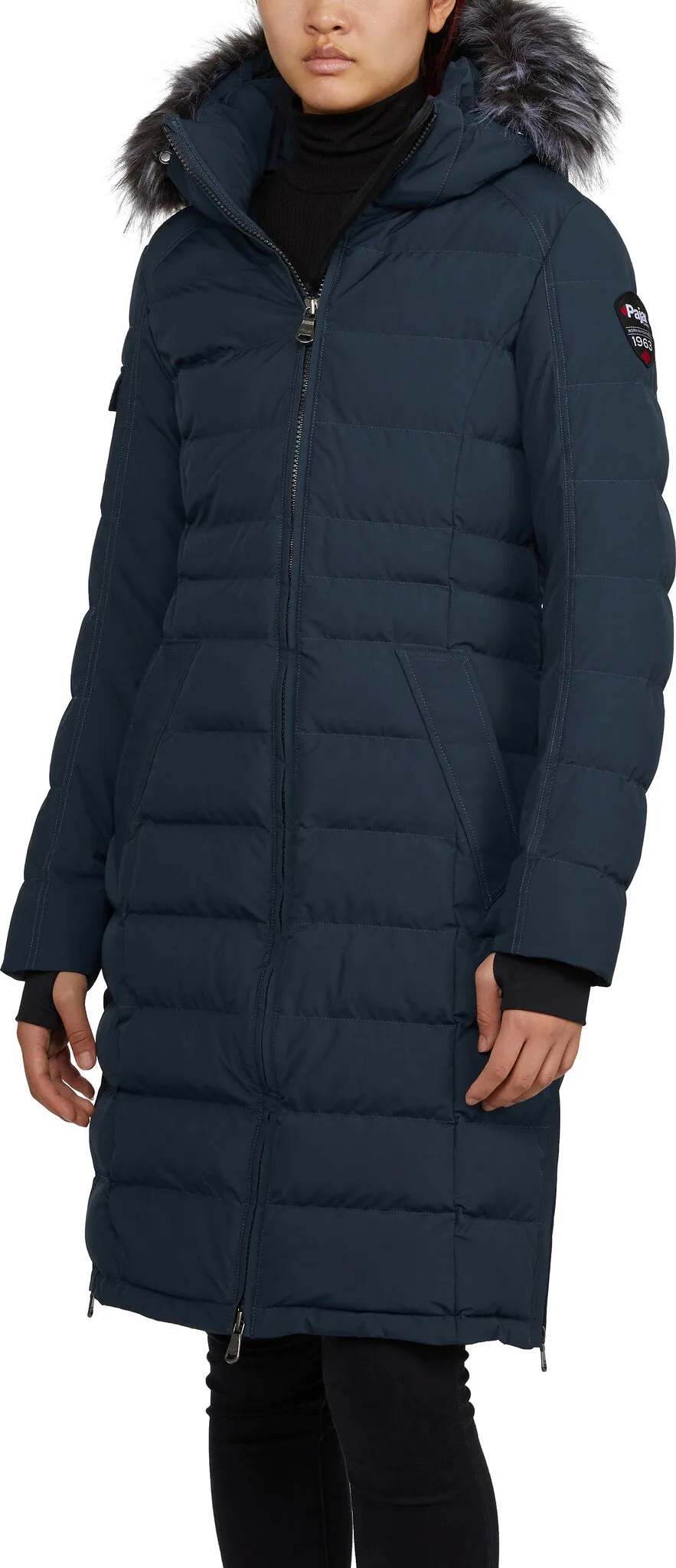 Venice Long Puffer Jacket with Removable Faux Fur Trim - Women's|-|Manteau long matelassé avec bordure amovible en fausse fourrure Venice - Femme sold by Altitude Sports