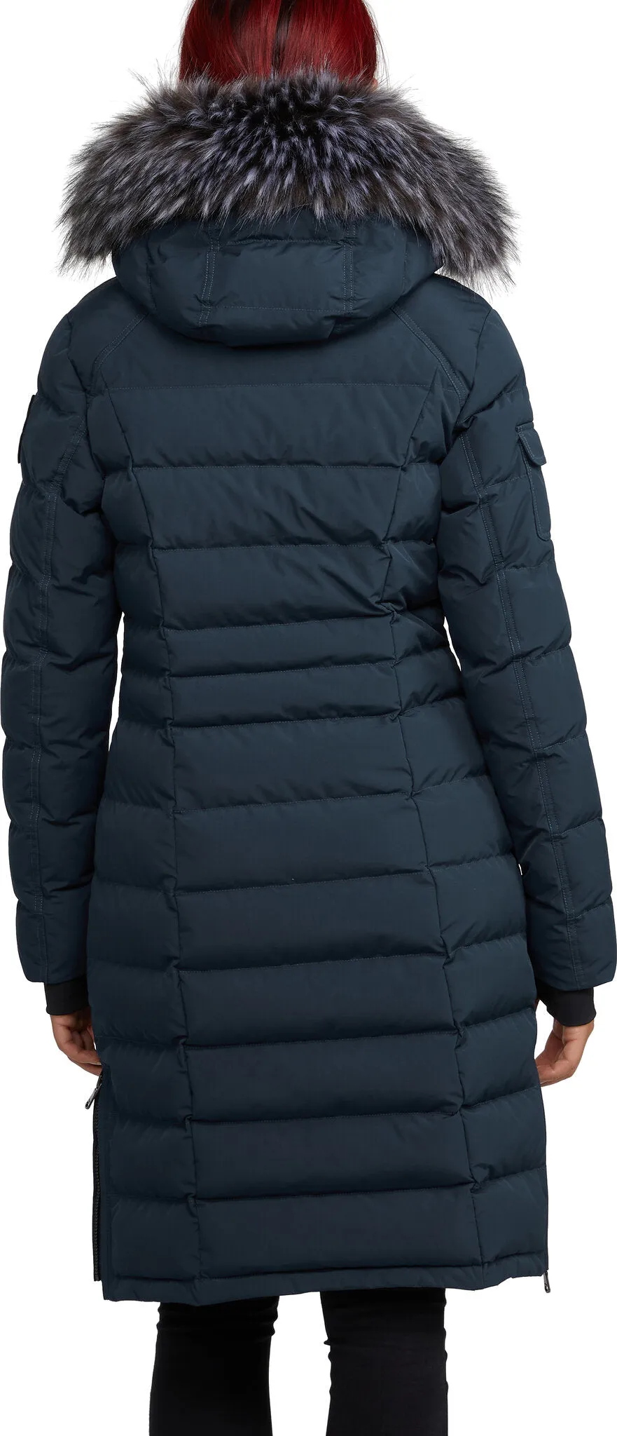 Venice Long Puffer Jacket with Removable Faux Fur Trim - Women's|-|Manteau long matelassé avec bordure amovible en fausse fourrure Venice - Femme sold by Altitude Sports product image thumbnail 4