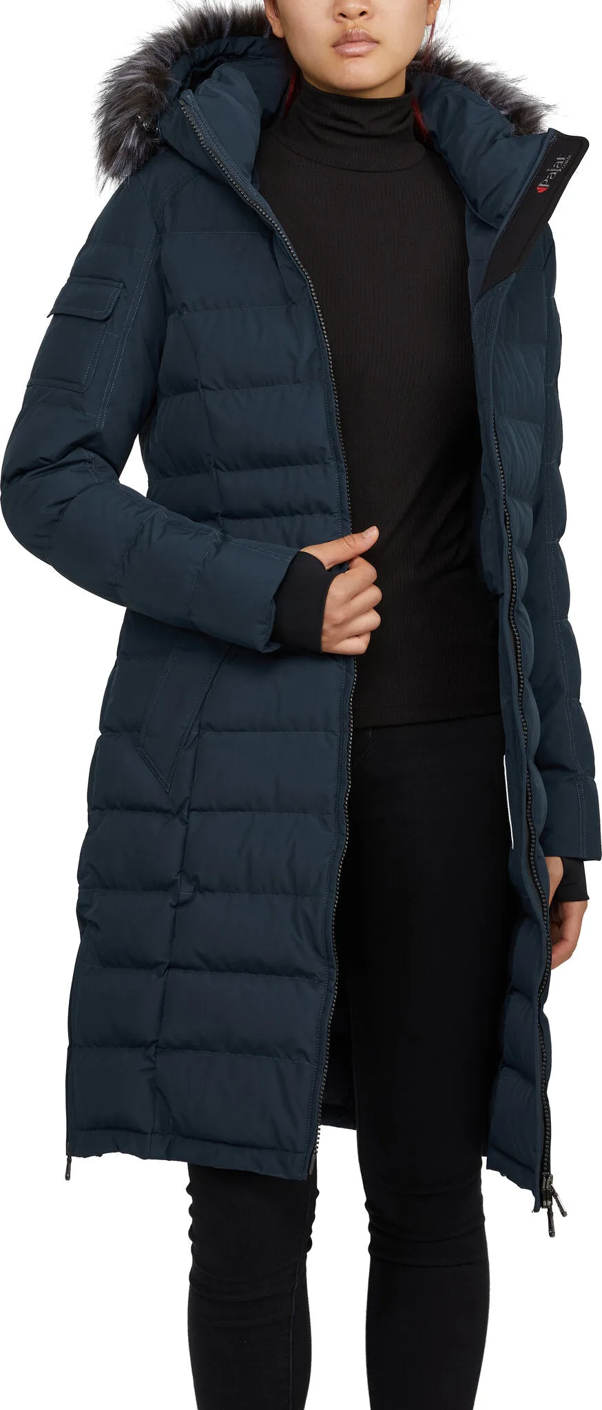 Venice Long Puffer Jacket with Removable Faux Fur Trim - Women's|-|Manteau long matelassé avec bordure amovible en fausse fourrure Venice - Femme sold by Altitude Sports product image thumbnail 2