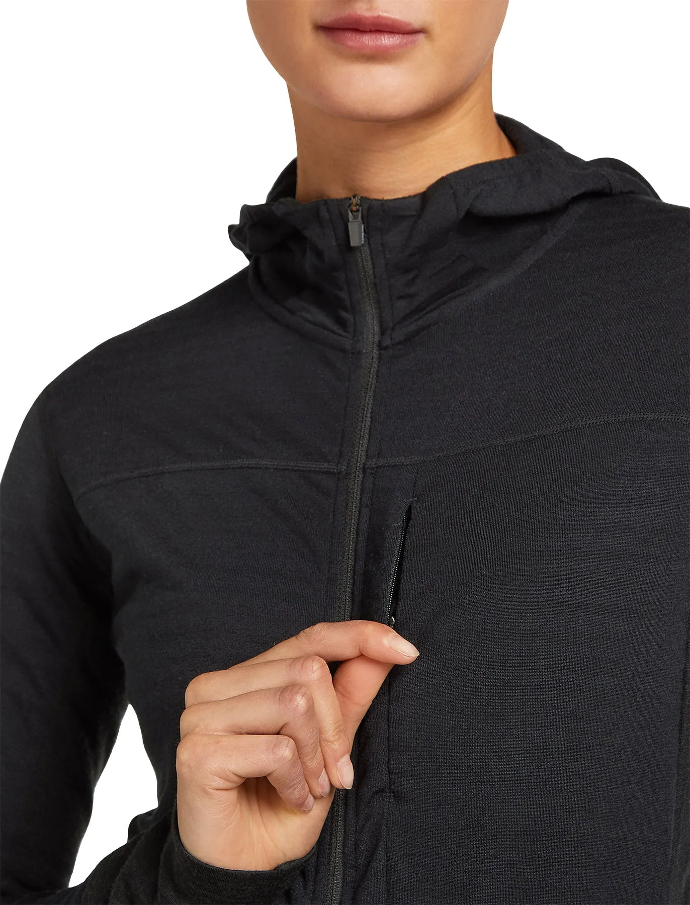 300 RealFleece Descender Merino Blend Long Sleeve Zip Hoodie - Women's|-|Chandail à capuchon zippé à manches longues en mélange de mérinos 300 RealFleece Descender - Femme sold by Altitude Sports product image thumbnail 5
