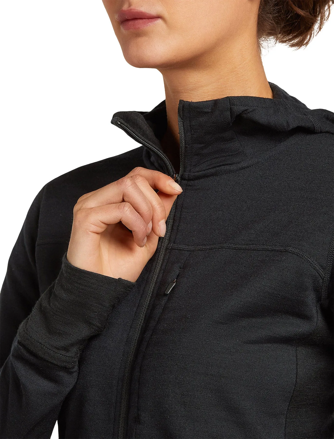 300 RealFleece Descender Merino Blend Long Sleeve Zip Hoodie - Women's|-|Chandail à capuchon zippé à manches longues en mélange de mérinos 300 RealFleece Descender - Femme sold by Altitude Sports product image thumbnail 3