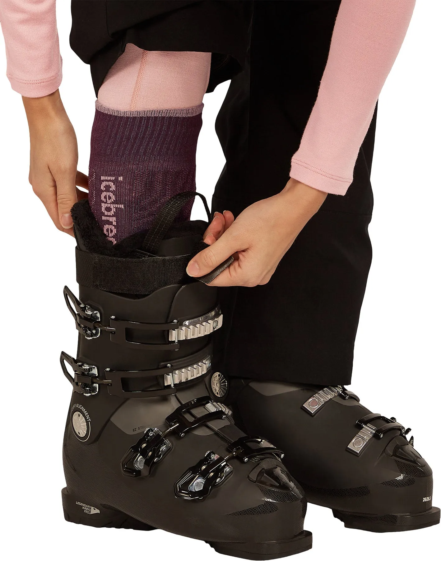 Ski+ Mountain Contour Merino Blend Medium Over The Calf Socks - Women's|-|Chaussettes sous-genou en mélange de mérinos Ski+ Medium Mountain Contour - Femme sold by Altitude Sports product image thumbnail 4