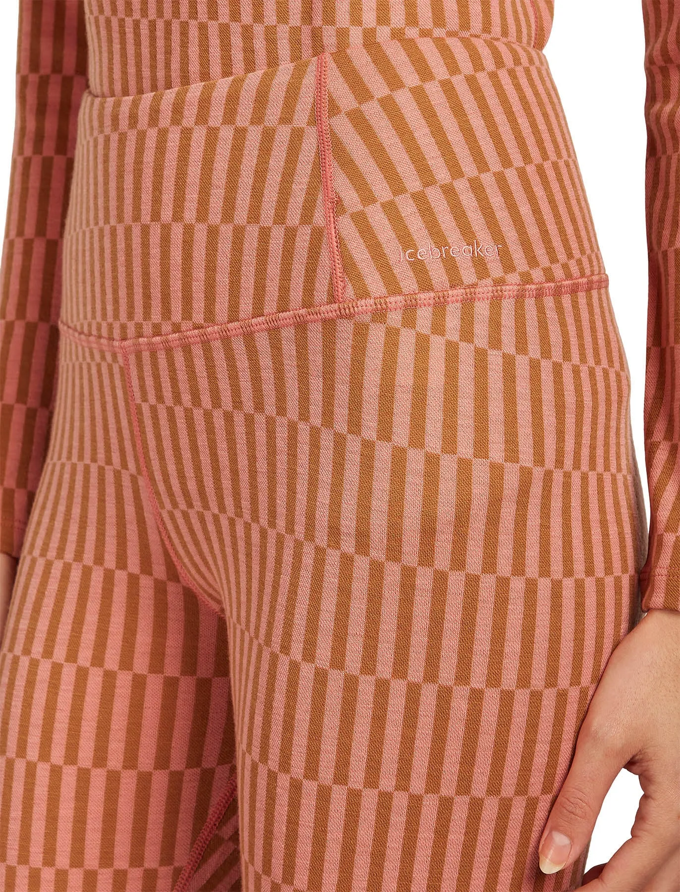 Merino 260 Tech Vertex Snow Grid High Rise Thermal Leggings - Women's|-|Legging thermique taille haute en mérinos 260 Tech Vertex Snow Grid - Femme sold by Altitude Sports product image thumbnail 2