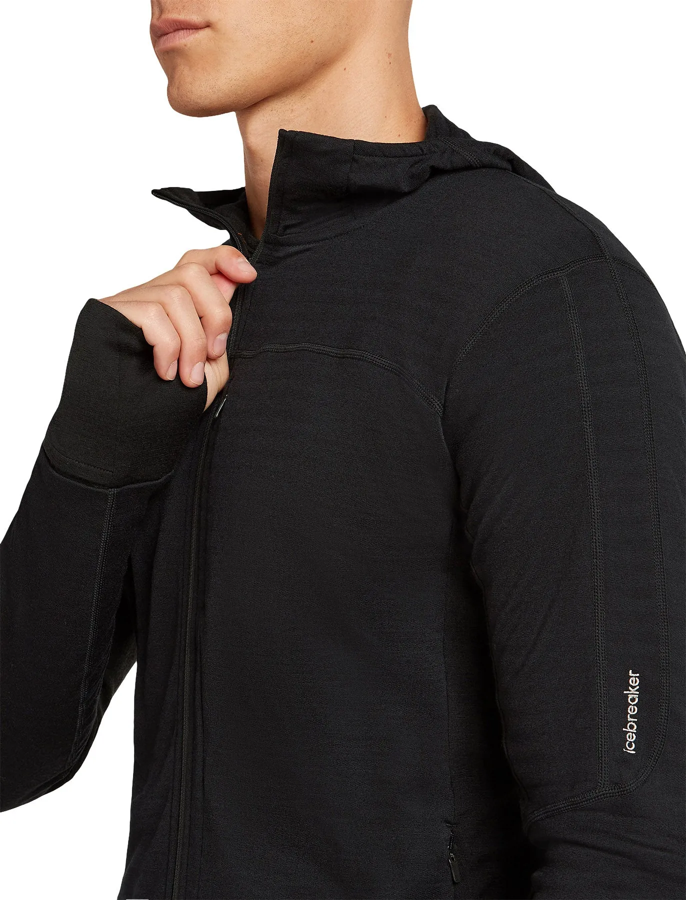 300 RealFleece Descender Merino Blend Long Sleeve Zip Hoodie - Men's |-|Chandail à capuchon zippé à manches longues en mélange de mérinos 300 RealFleece Descender - Homme sold by Altitude Sports product image thumbnail 5