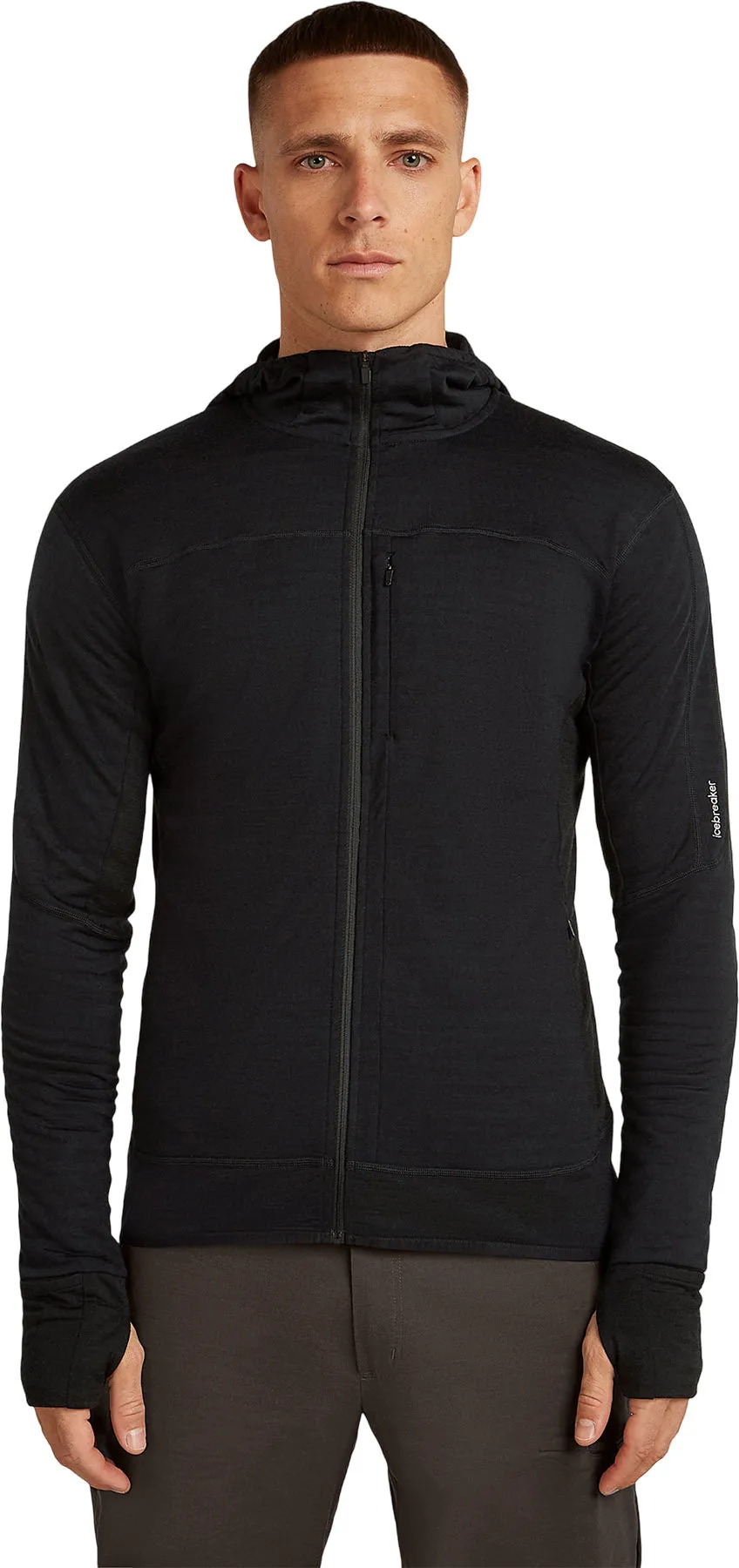 300 RealFleece Descender Merino Blend Long Sleeve Zip Hoodie - Men's |-|Chandail à capuchon zippé à manches longues en mélange de mérinos 300 RealFleece Descender - Homme sold by Altitude Sports product image thumbnail 2