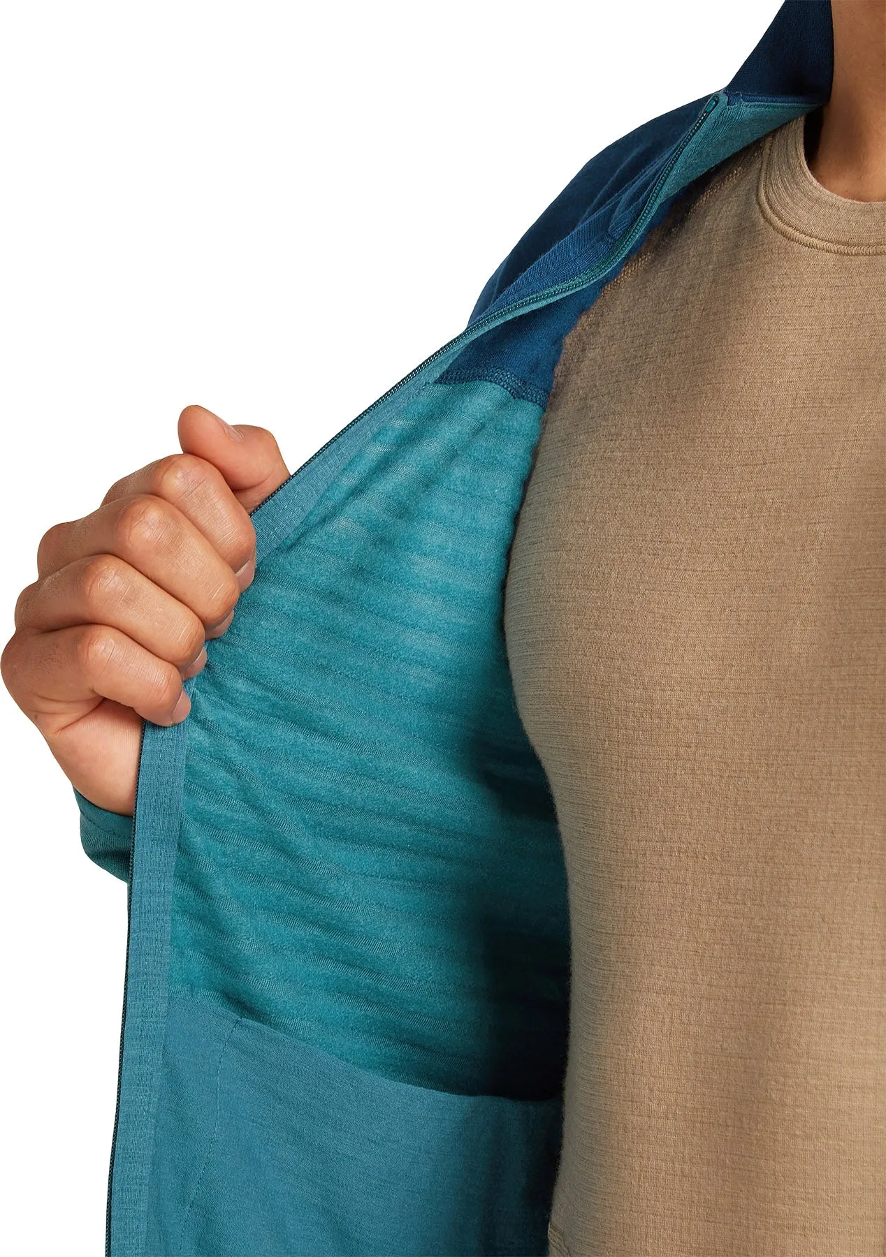 300 RealFleece Descender Merino Blend Long Sleeve Zip Jacket - Men's |-|Manteau zippé à manches longues en mélange de mérinos 300 RealFleece Descender - Homme sold by Altitude Sports product image thumbnail 4