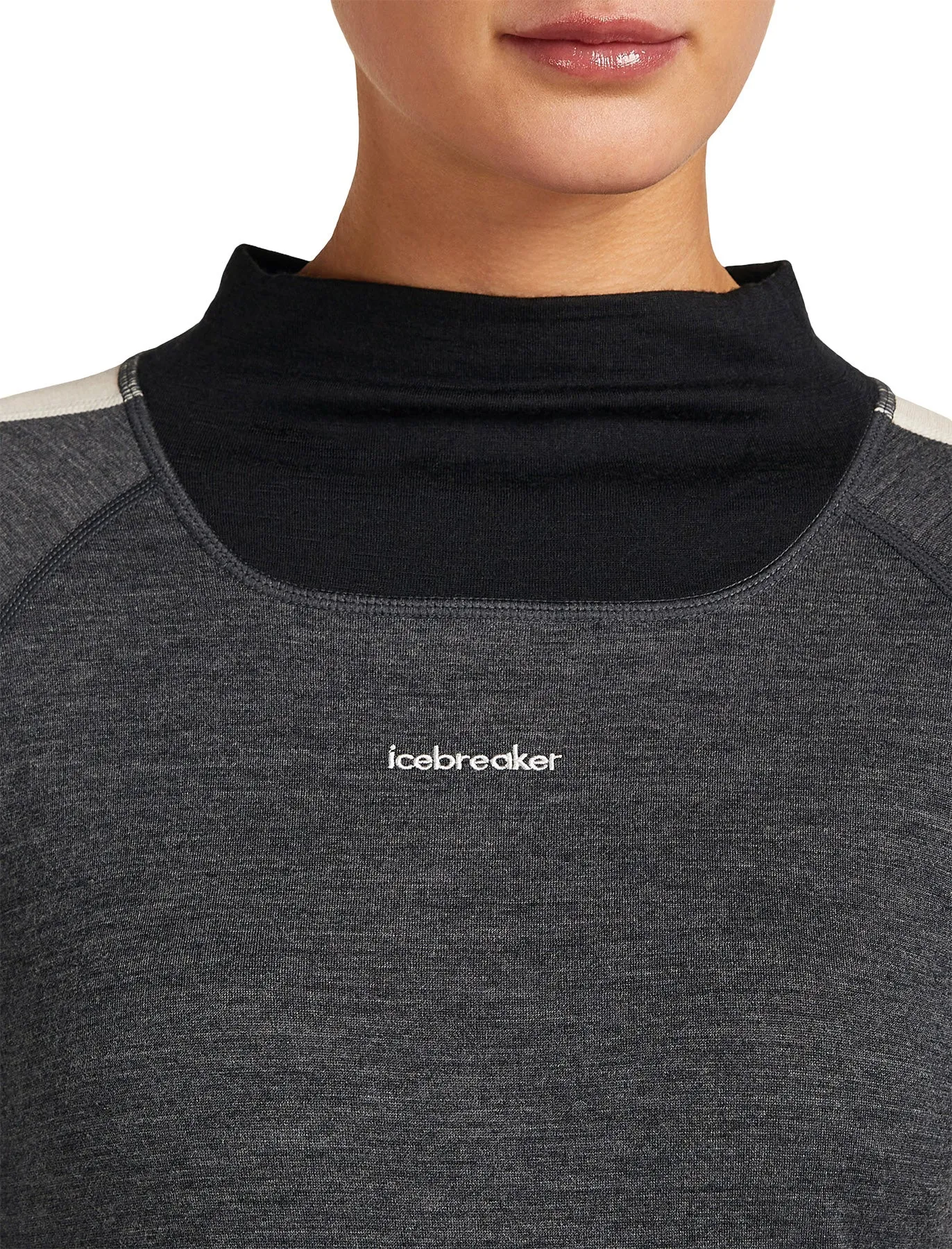 Merino 200 Oasis+ Long Sleeve High Neck Thermal Top - Women's|-|Haut thermique à manches longues et col montant en mérinos 200 Oasis+ - Femme sold by Altitude Sports product image thumbnail 4