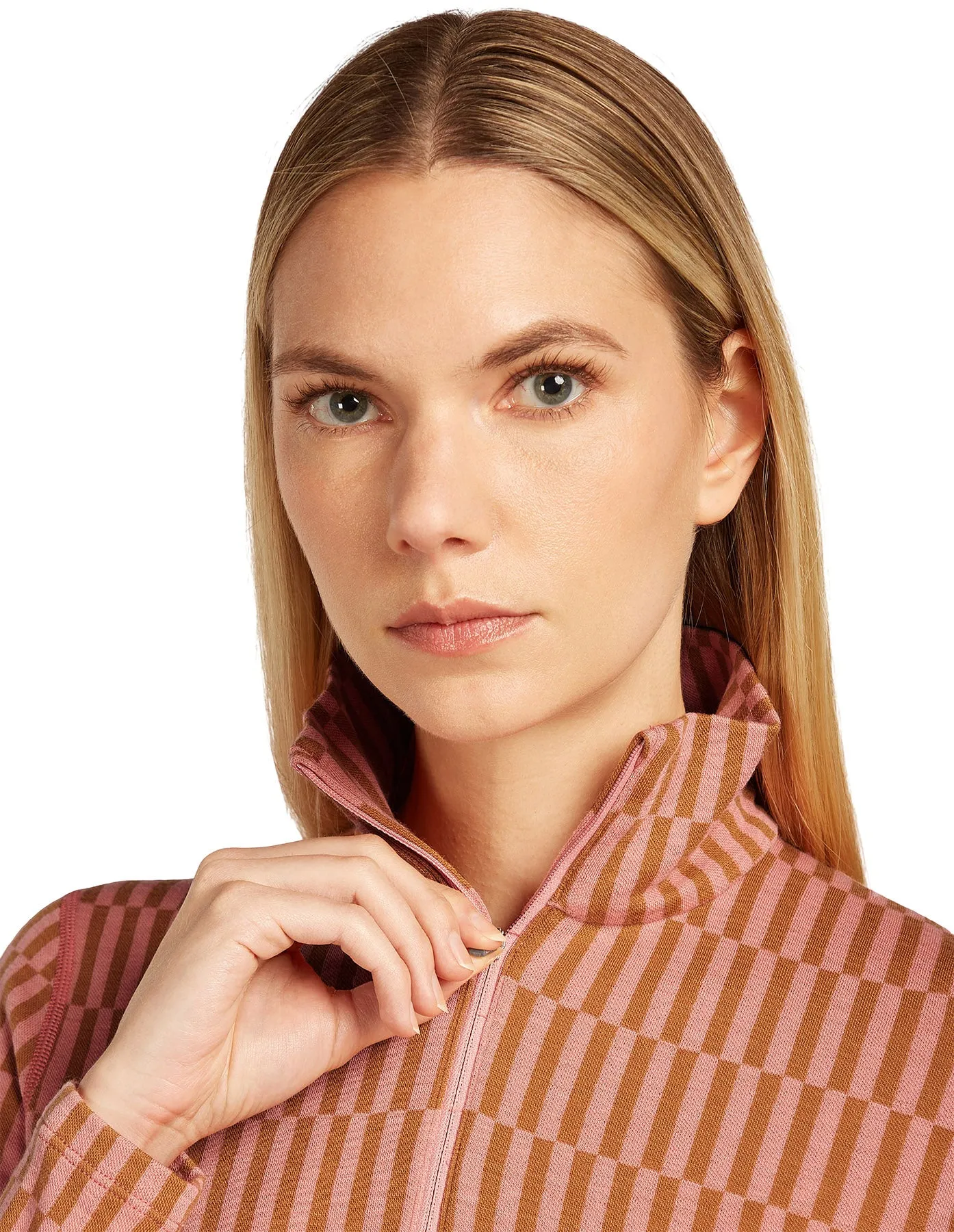 Merino 260 Tech Vertex Snow Grid Long Sleeve Half Zip Thermal Top - Women's|-|Haut thermique à demi-glissière et manches longues en mérinos 260 Tech Vertex Snow Grid - Femme sold by Altitude Sports product image thumbnail 3