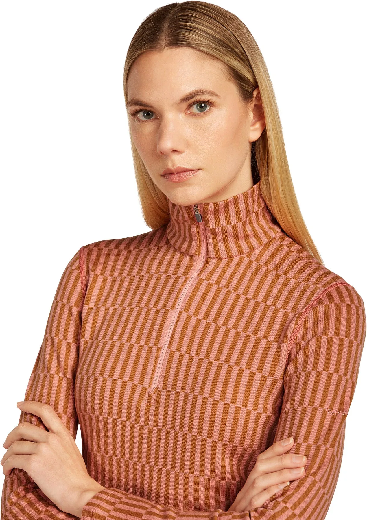 Merino 260 Tech Vertex Snow Grid Long Sleeve Half Zip Thermal Top - Women's|-|Haut thermique à demi-glissière et manches longues en mérinos 260 Tech Vertex Snow Grid - Femme sold by Altitude Sports product image thumbnail 4