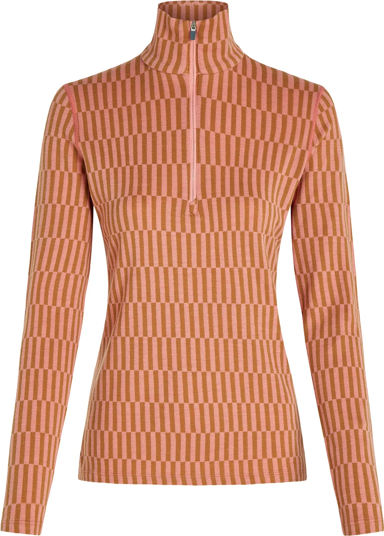 Merino 260 Tech Vertex Snow Grid Long Sleeve Half Zip Thermal Top - Women's|-|Haut thermique à demi-glissière et manches longues en mérinos 260 Tech Vertex Snow Grid - Femme sold by Altitude Sports