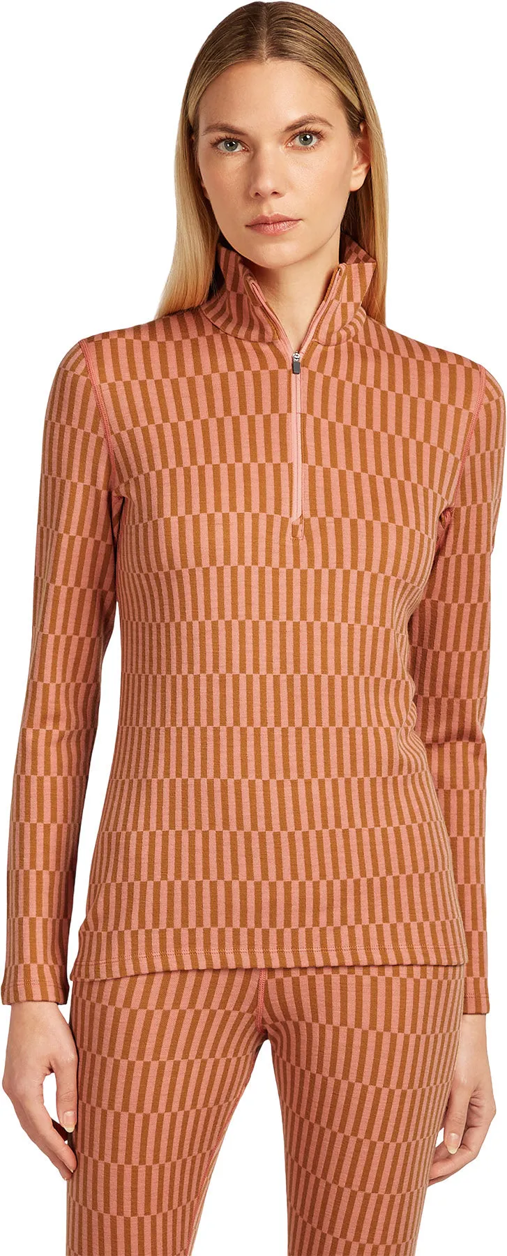 Merino 260 Tech Vertex Snow Grid Long Sleeve Half Zip Thermal Top - Women's|-|Haut thermique à demi-glissière et manches longues en mérinos 260 Tech Vertex Snow Grid - Femme sold by Altitude Sports product image thumbnail 5