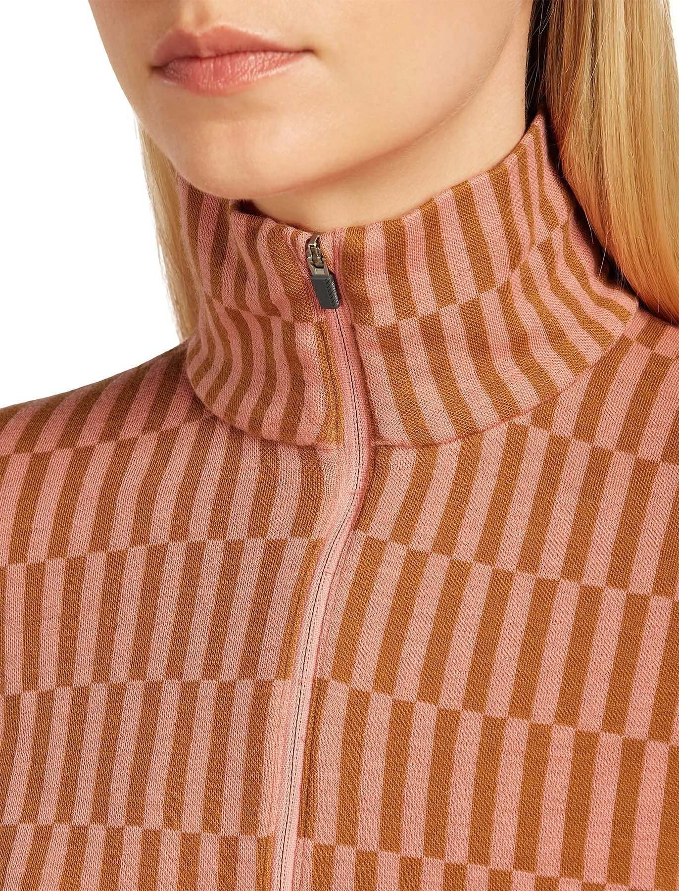 Merino 260 Tech Vertex Snow Grid Long Sleeve Half Zip Thermal Top - Women's|-|Haut thermique à demi-glissière et manches longues en mérinos 260 Tech Vertex Snow Grid - Femme sold by Altitude Sports product image thumbnail 2