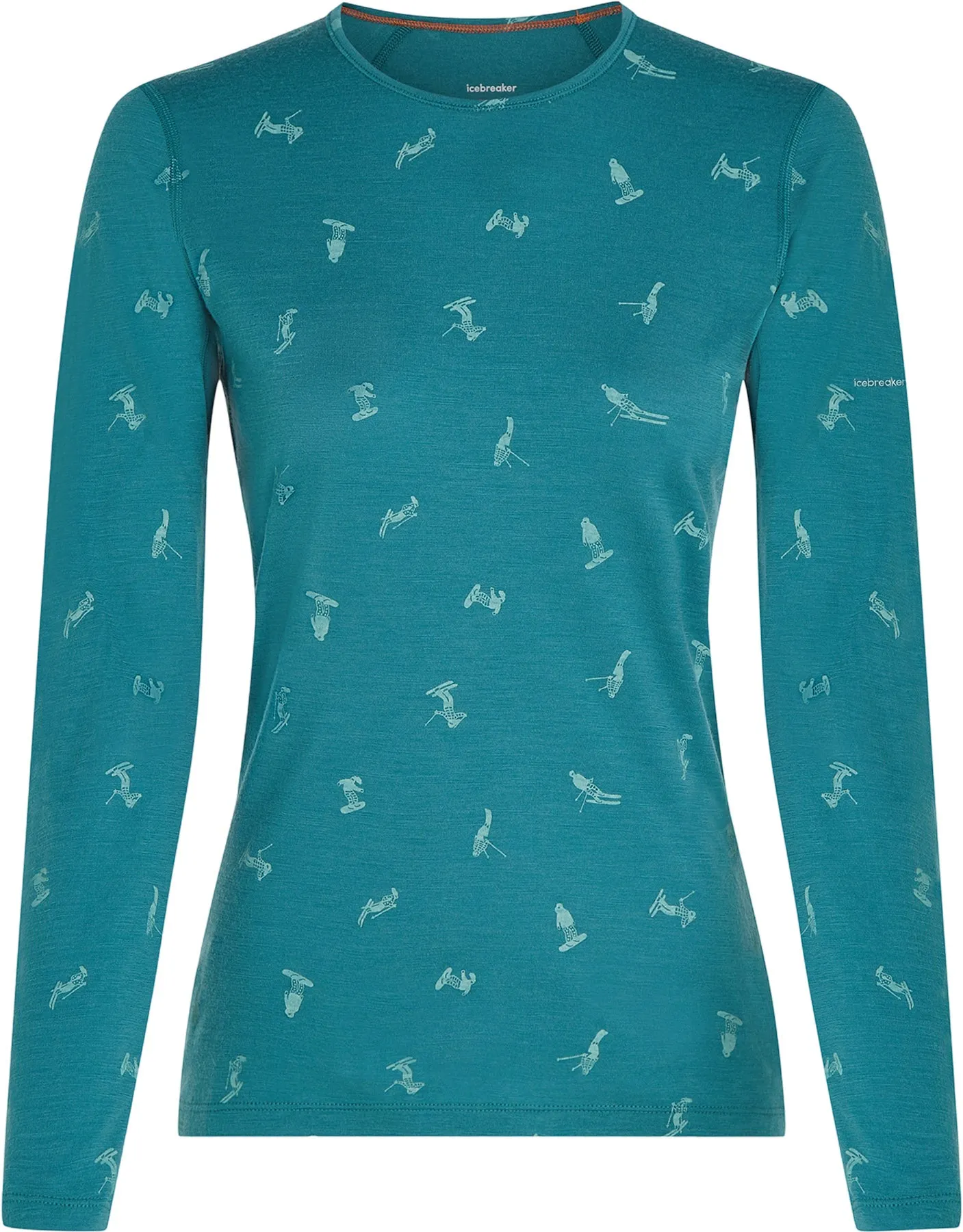 Merino 200 Oasis Snow Day Long Sleeve Crewe Thermal Top - Women's|-|Haut thermique à manches longues et col rond en mérinos 200 Oasis Snow Day - Femme sold by Altitude Sports