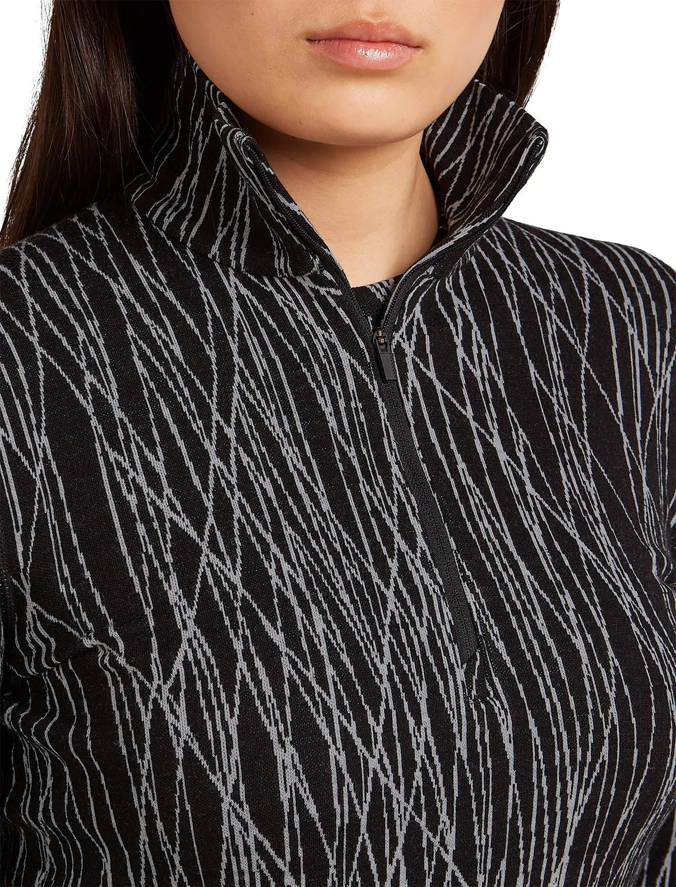 Merino 260 Tech Vertex Delta Lines Long Sleeve Half Zip Thermal Top - Women's|-|Haut thermique à demi-glissière et manches longues en mérinos 260 Tech Vertex Delta Lines - Femme sold by Altitude Sports product image thumbnail 2