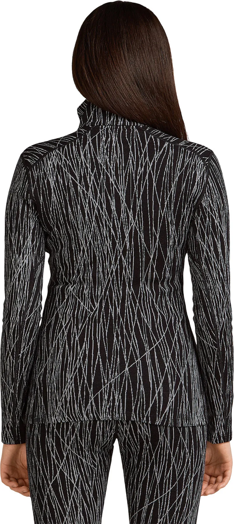 Merino 260 Tech Vertex Delta Lines Long Sleeve Half Zip Thermal Top - Women's|-|Haut thermique à demi-glissière et manches longues en mérinos 260 Tech Vertex Delta Lines - Femme sold by Altitude Sports product image thumbnail 3