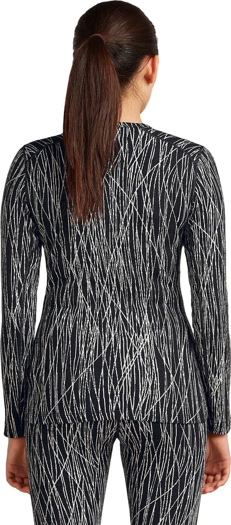 Merino 260 Tech Vertex Delta Lines Long Sleeve Crewe Thermal Top - Women's|-|Haut thermique à col rond et manches longues en mérinos 260 Tech Vertex Delta Lines - Femme sold by Altitude Sports product image thumbnail 3