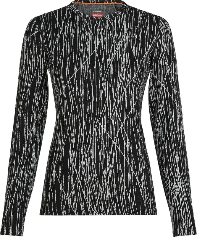 Merino 260 Tech Vertex Delta Lines Long Sleeve Crewe Thermal Top - Women's|-|Haut thermique à col rond et manches longues en mérinos 260 Tech Vertex Delta Lines - Femme sold by Altitude Sports