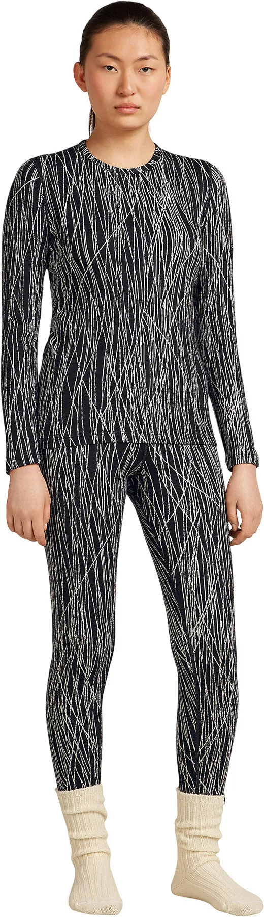 Merino 260 Tech Vertex Delta Lines Long Sleeve Crewe Thermal Top - Women's|-|Haut thermique à col rond et manches longues en mérinos 260 Tech Vertex Delta Lines - Femme sold by Altitude Sports product image thumbnail 5