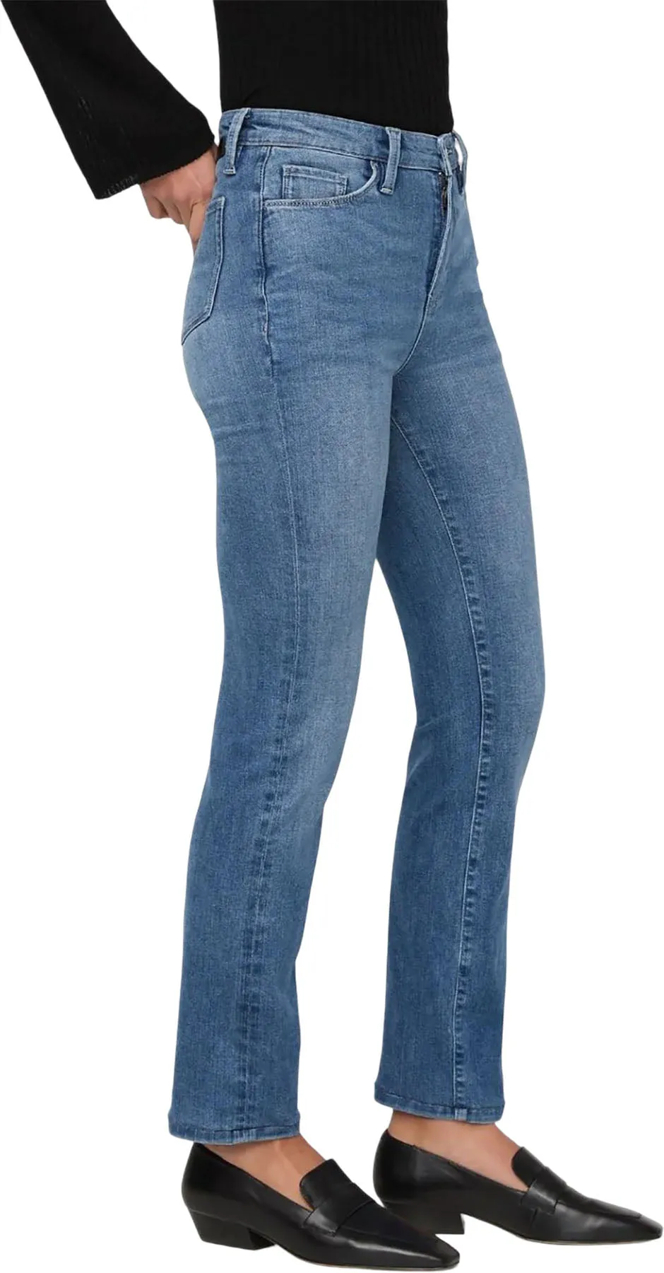 No Sweat Denim High Rise Slim Straight Jeans - Women's|-|Jean droit slim taille haute No Sweat Denim - Femme sold by Altitude Sports product image thumbnail 4