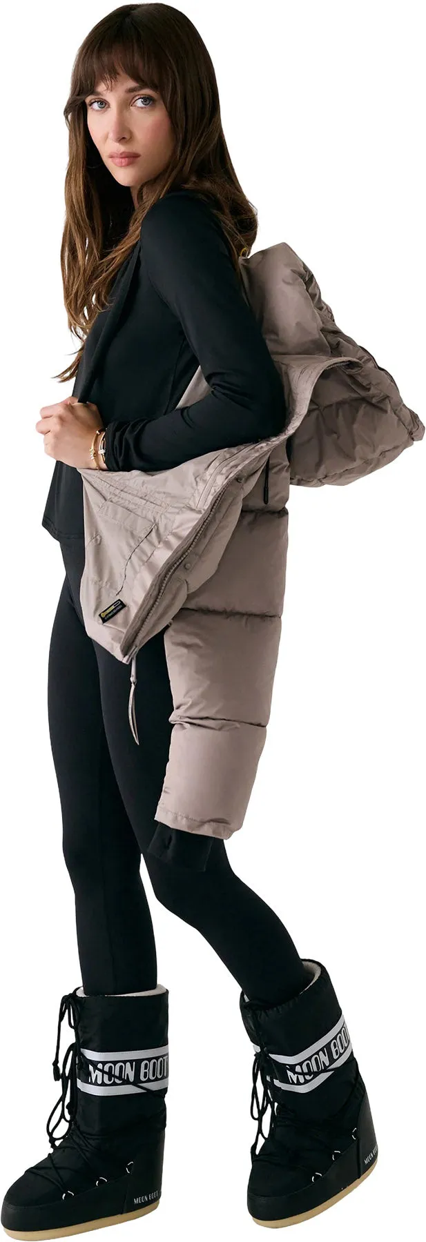 London Cropped Puffer Hooded Jacket - Women's|-|Manteau à capuchon matelassé écourté London - Femme sold by Altitude Sports product image thumbnail 3