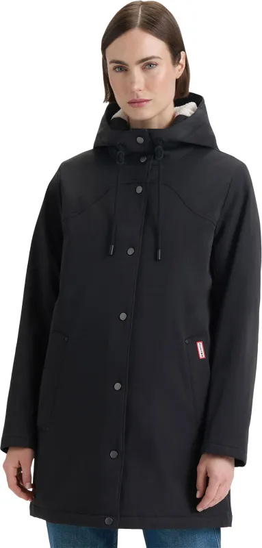 Billie Canvas Hooded Mid-Length Rain Jacket - Women's|-|Veste imperméable mi-longue à capuche en toile Billie - Femme made by Hunter