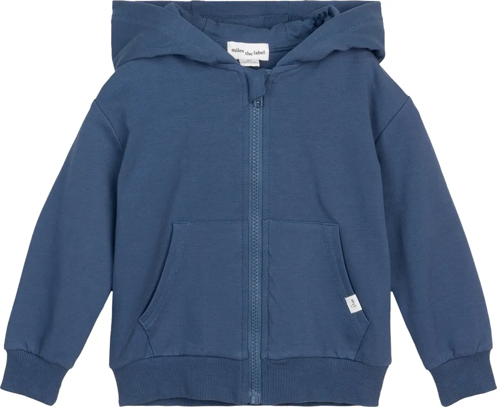 Miles Blue Zip-Up Hoodie - Kids|-|Chandail à capuchon zippé Miles blue - Enfant made by Altitude Sports