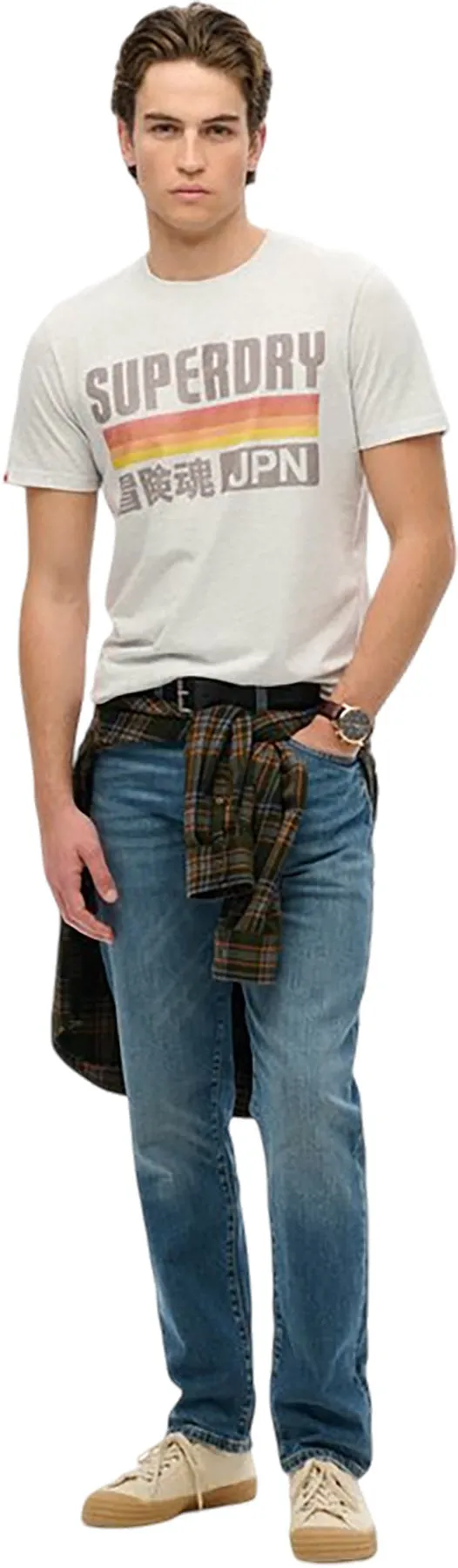 Japan Stripe Relaxed Tee - Men's|-|T-Shirt Décontracté à Rayures Japon - Homme sold by Altitude Sports product image thumbnail 5