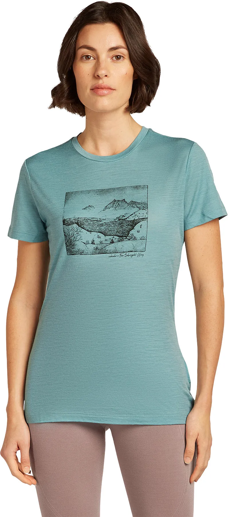 Merino 150 Tech Lite Terrain Short Sleeve T-Shirt - Women's|-|T-shirt à manches courtes en mérinos 150 Tech Lite Terrain - Femme sold by Altitude Sports product image thumbnail 5