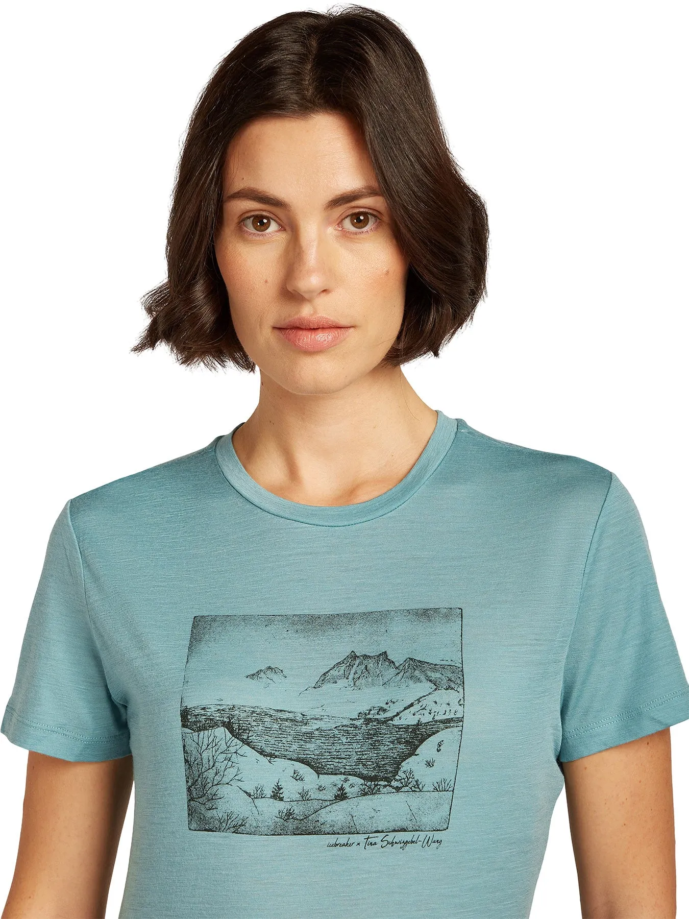 Merino 150 Tech Lite Terrain Short Sleeve T-Shirt - Women's|-|T-shirt à manches courtes en mérinos 150 Tech Lite Terrain - Femme sold by Altitude Sports product image thumbnail 3