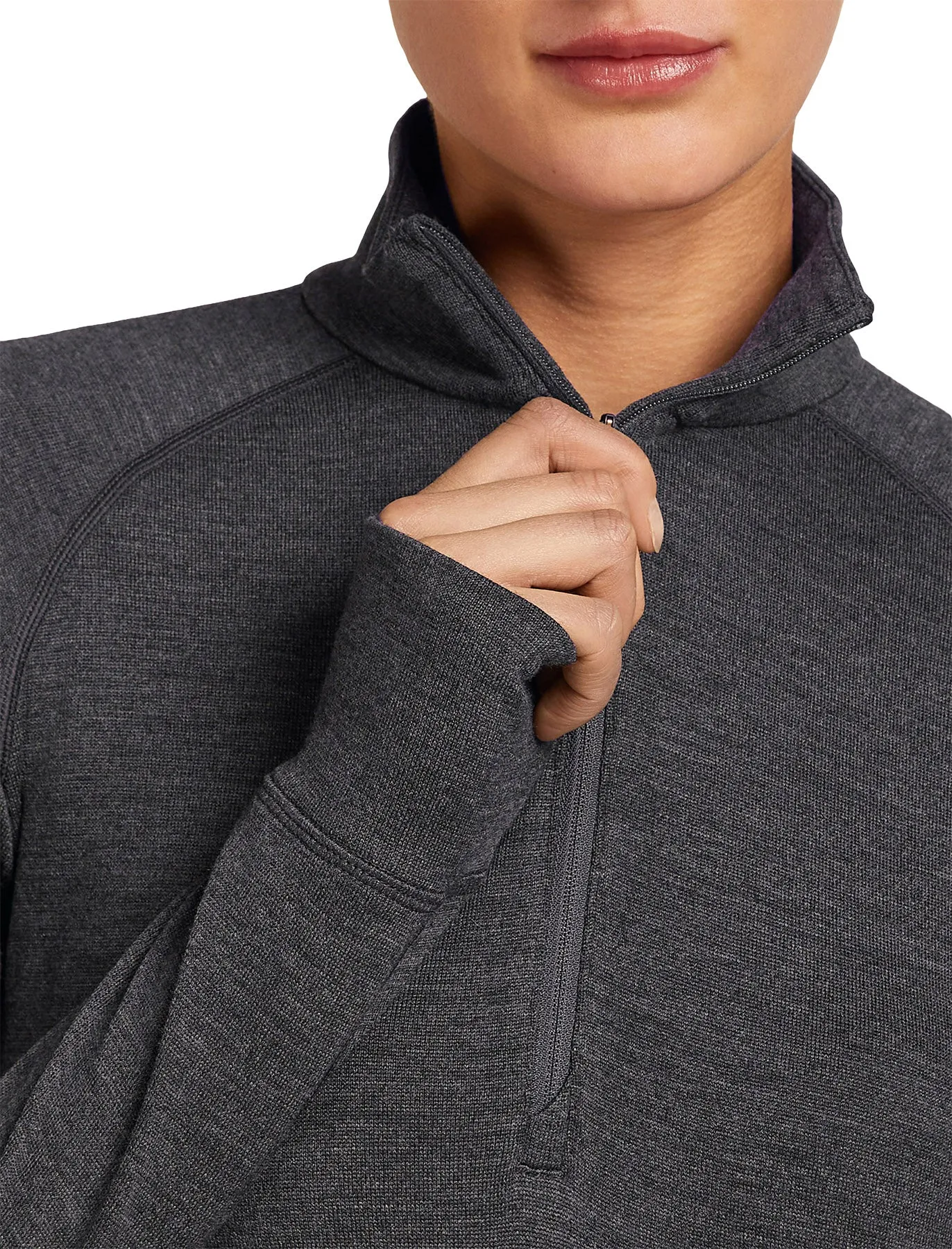 Merino 260 ZoneKnit Long Sleeve Half Zip Thermal Top - Women's|-|Haut thermique à demi-glissière à manches longues en mérinos 260 ZoneKnit - Femme sold by Altitude Sports product image thumbnail 5