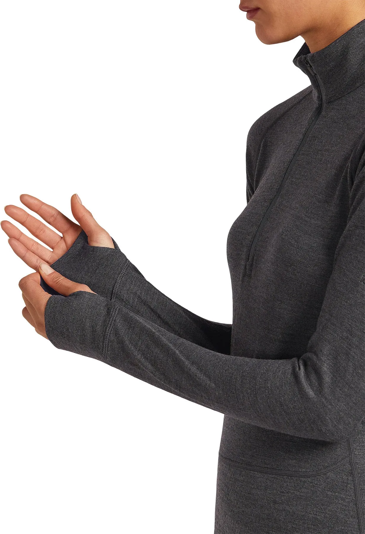 Merino 260 ZoneKnit Long Sleeve Half Zip Thermal Top - Women's|-|Haut thermique à demi-glissière à manches longues en mérinos 260 ZoneKnit - Femme sold by Altitude Sports product image thumbnail 3