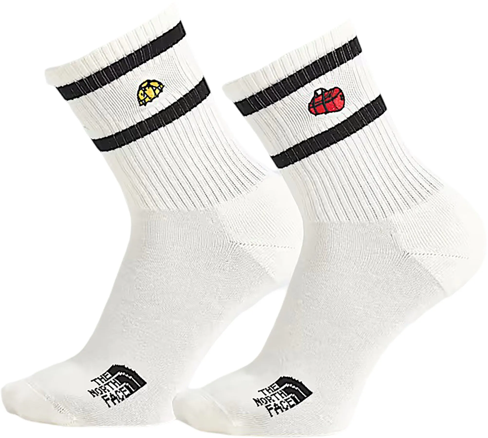 TNF Icons 2 Pair Everyday Crew Socks - Men's|-|Chaussettes mi-mollet 2 paires TNF Icons Everyday - Homme sold by Altitude Sports product image thumbnail 2