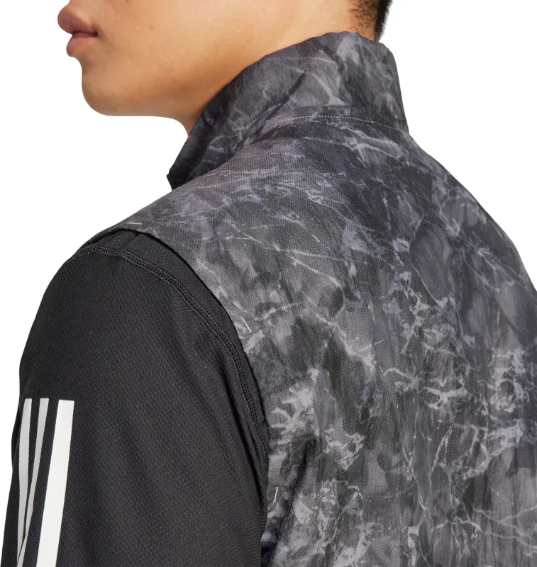 Own The Run Spray Dye Vest - Men's|-|Veste Own The Run Spray Dye - Homme made by Adidas