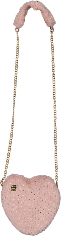 Fake Fur Shoulder Bag - Girls|-|Sac bandoulière en fausse fourrure - Fille made by deux par deux