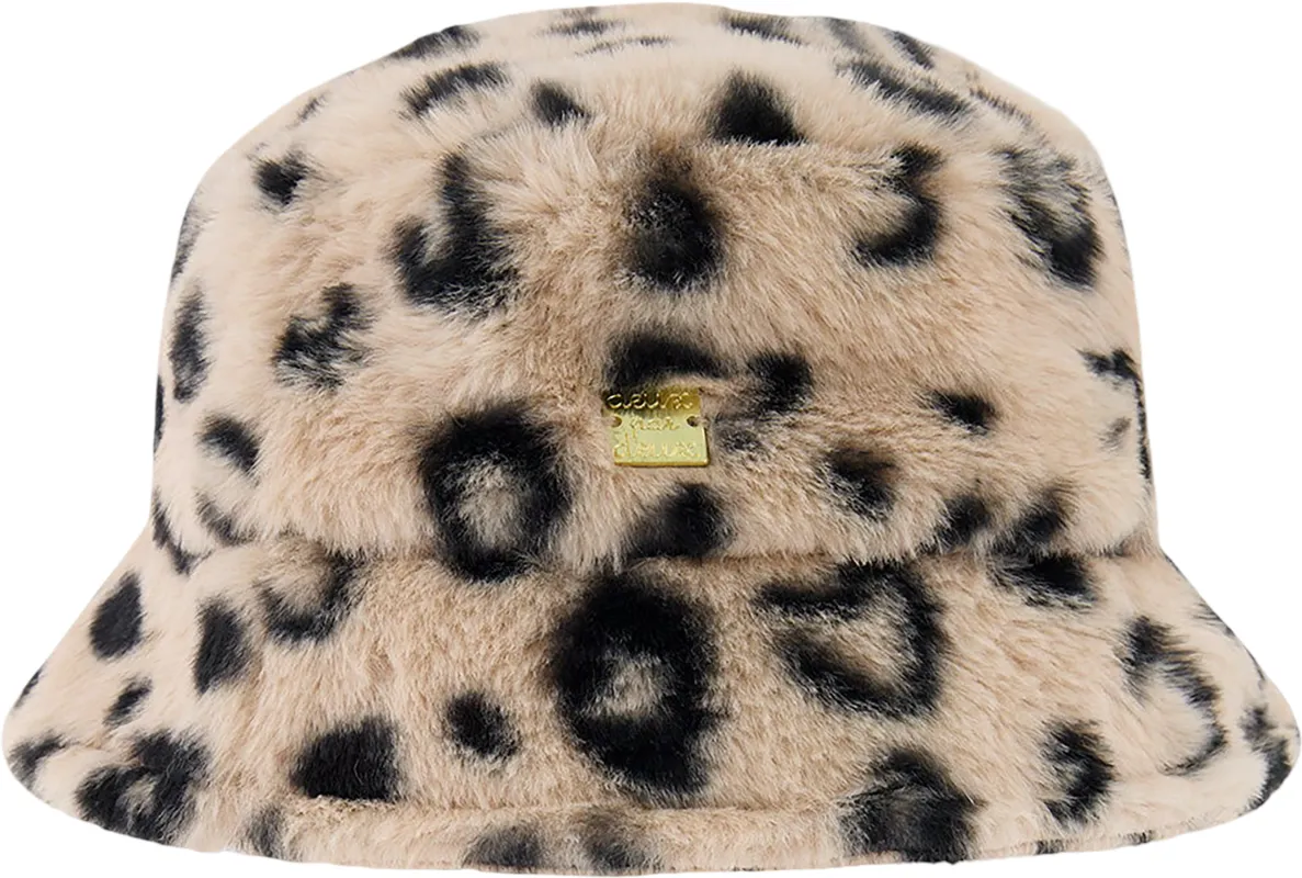 Printed Fake Fur Bucket Hat - Little Girl|-|Chapeau bob en fausse fourrure imprimé - Petite fille sold by Altitude Sports