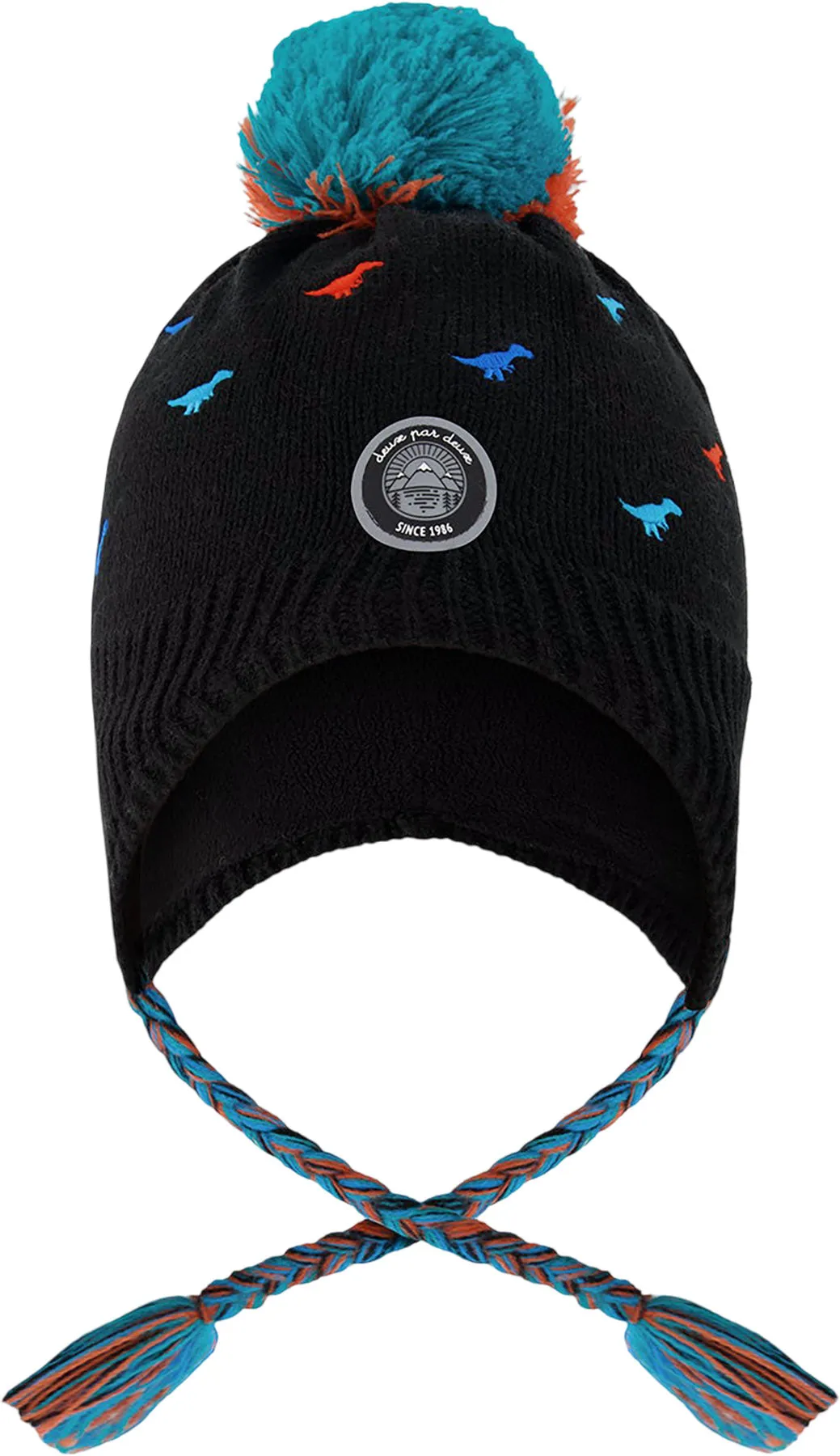 Lined Winter Peruvian Knit Hat with Pompom - Little Boy|-|Tuque péruvien d’hiver en tricot avec doublure et pompon - Petit garçon sold by Altitude Sports